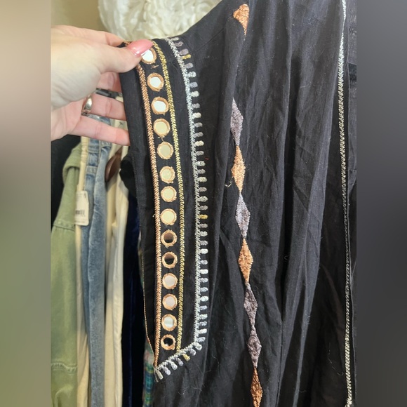 Free People Alessia Embroidered Vest, LARGE NWOT - Picture 8 of 9